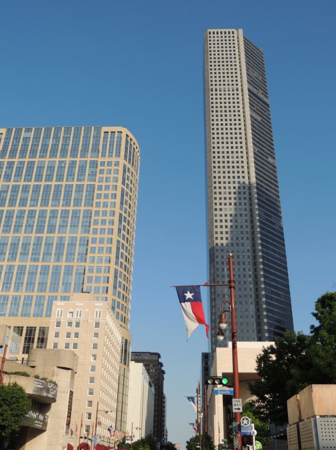 Houston Streetwise Texas Ave Street In Downtown Houston