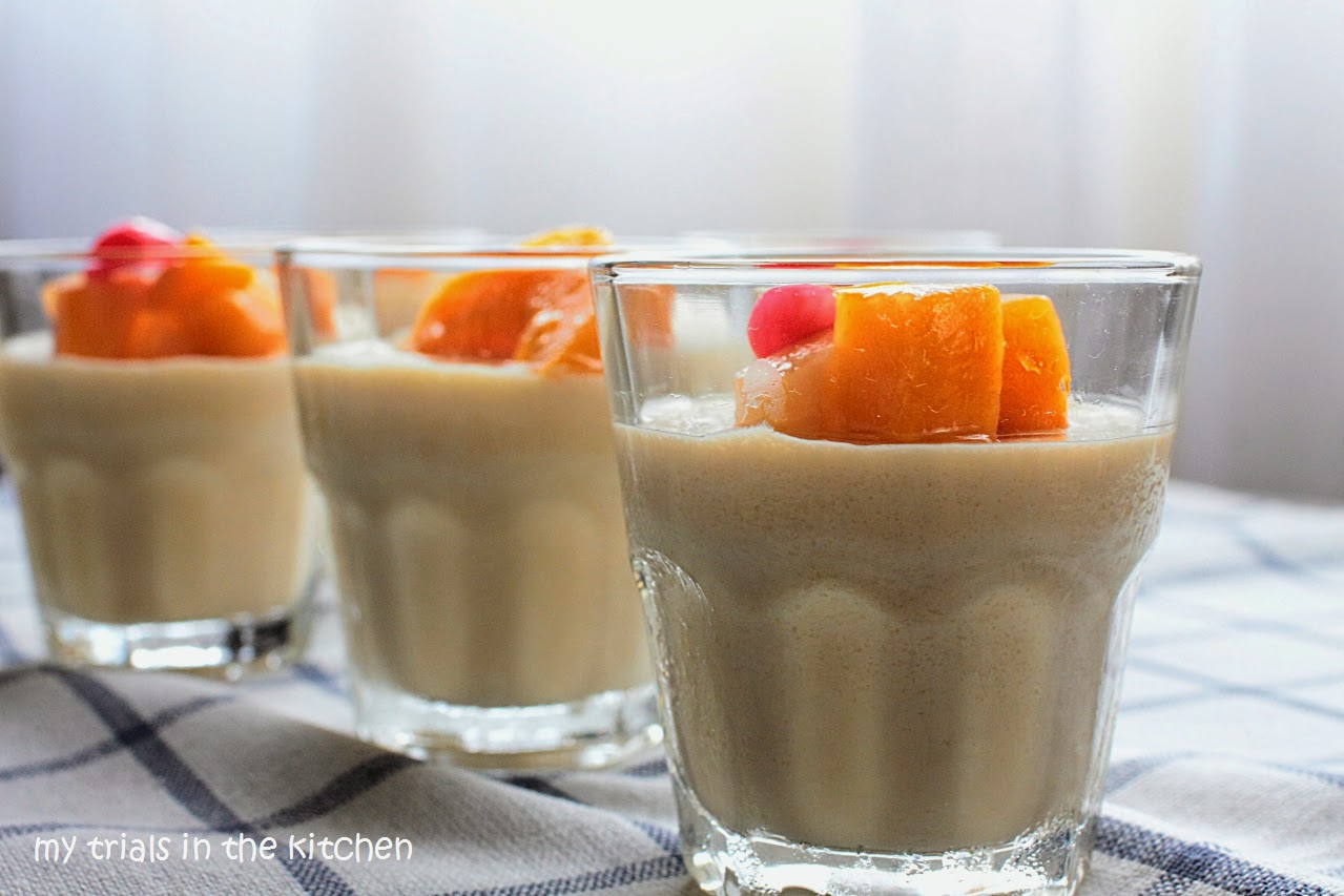 My Trials in the Kitchen Homemade Chilled Soy Bean Pudding