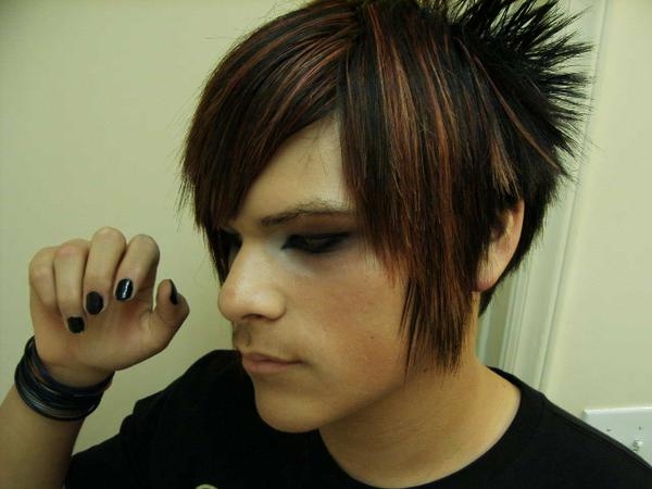 crazy emo hairstyles. Emo Hairstyle for Boys