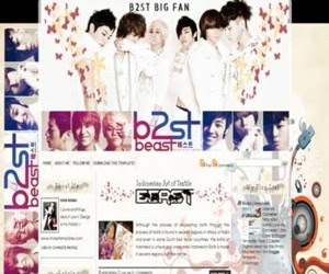 B2ST Big fan Blogger Template