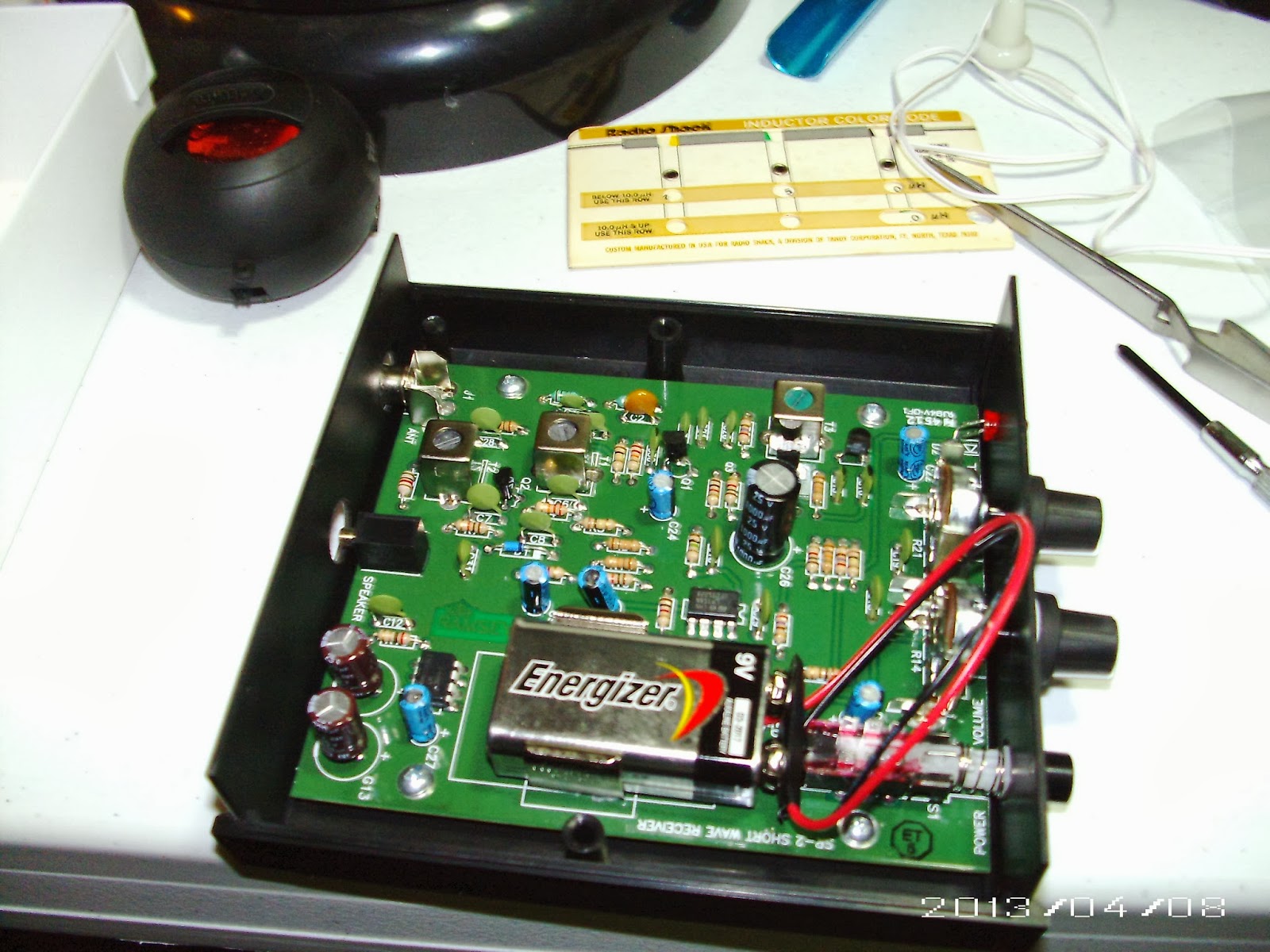 Electric Light Ramsey's SR2C a 419.5 MHz Shortwave Radio