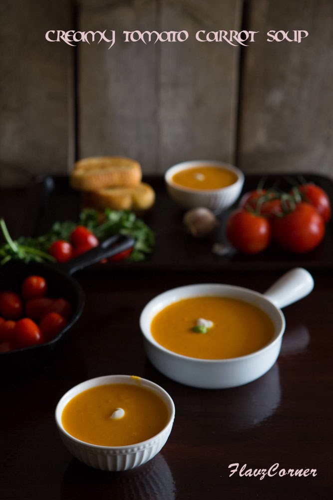 Creamy Tomato Carrot Soup