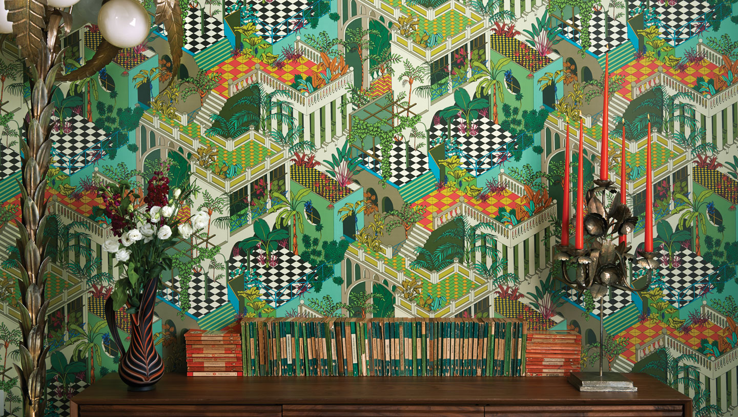 Cole & Son Miami Wallpaper Geometric 2 Collection Removable