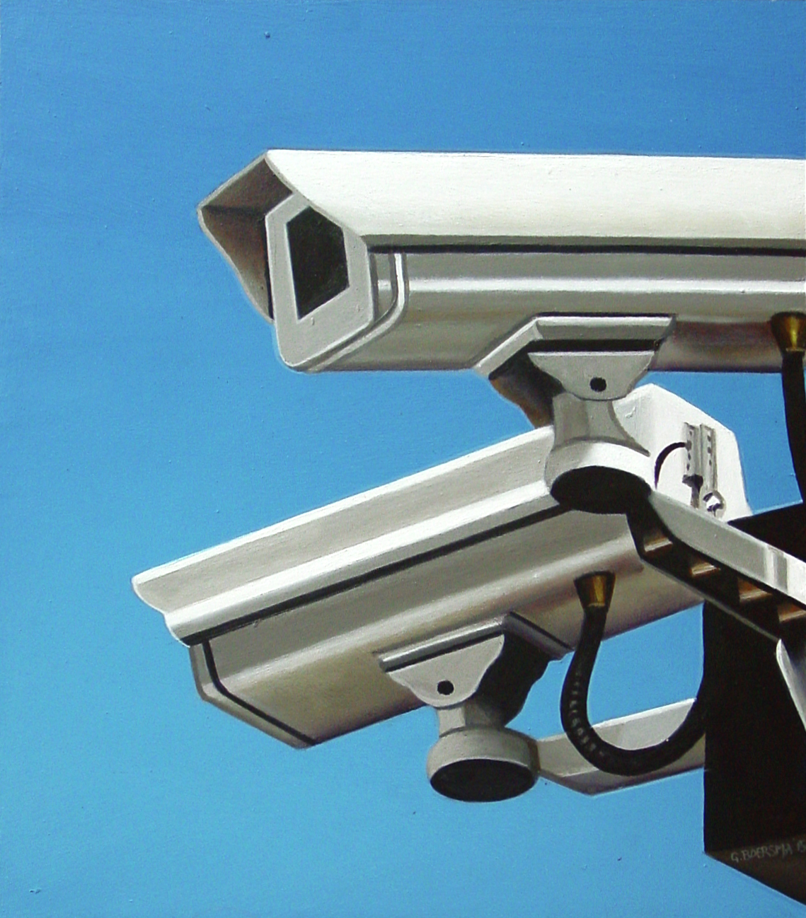 Daily realism paintings by Gerard Boersma Security Camera 24 Still