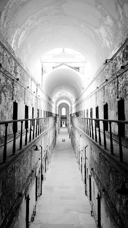 Old Prison Interior Android Wallpaper