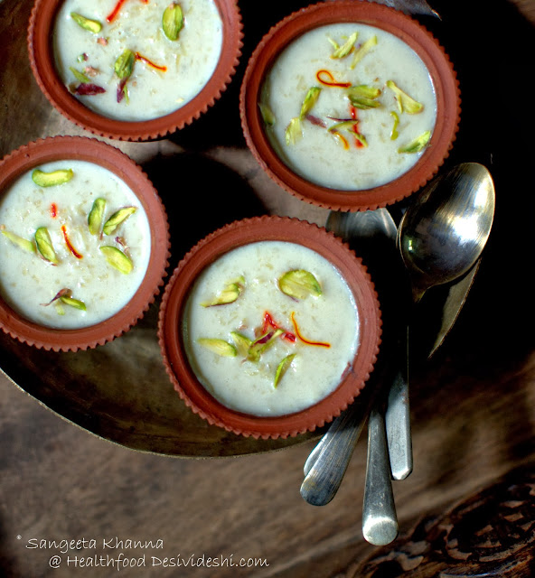 shakarkand ki rabdi | a rich pudding with sweet potatoes