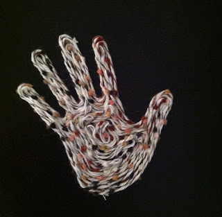 used Textiles to create this "Yarn" hand