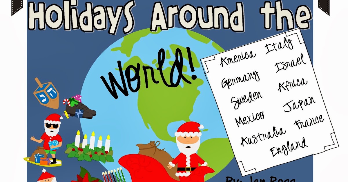 Updated Holidays Around the World! Teacher by the Beach