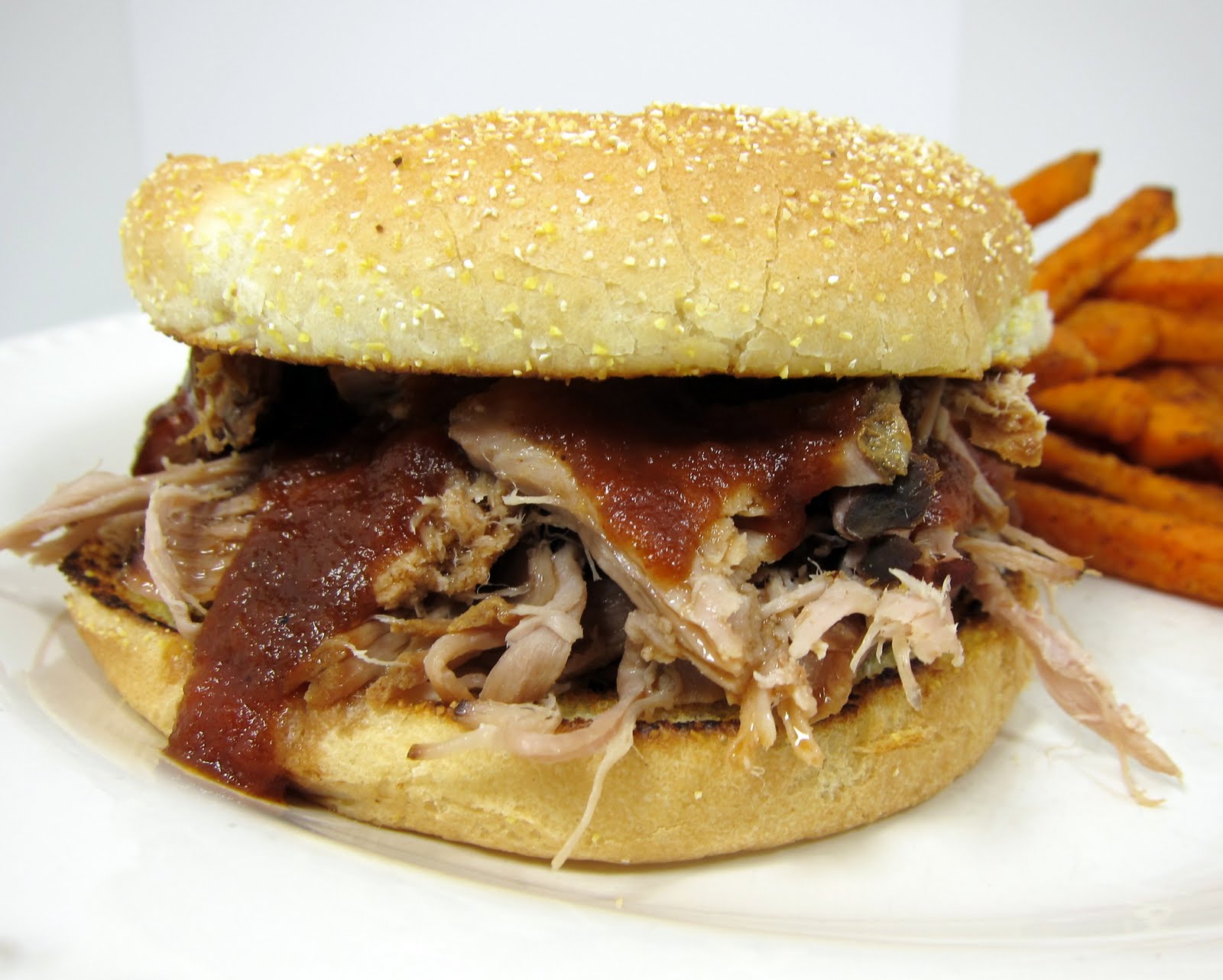 Slow Cooker CocaCola Pulled Pork with CocaCola BBQ Sauce Plain Chicken