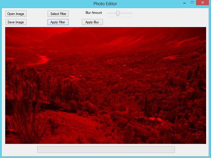 Let Us Solve! Photo Editor Universal Filter in C