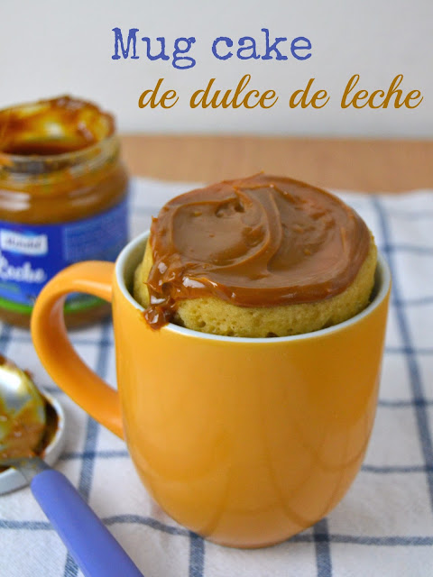 Mug Cake De Dulce De Leche #mugcakeday
