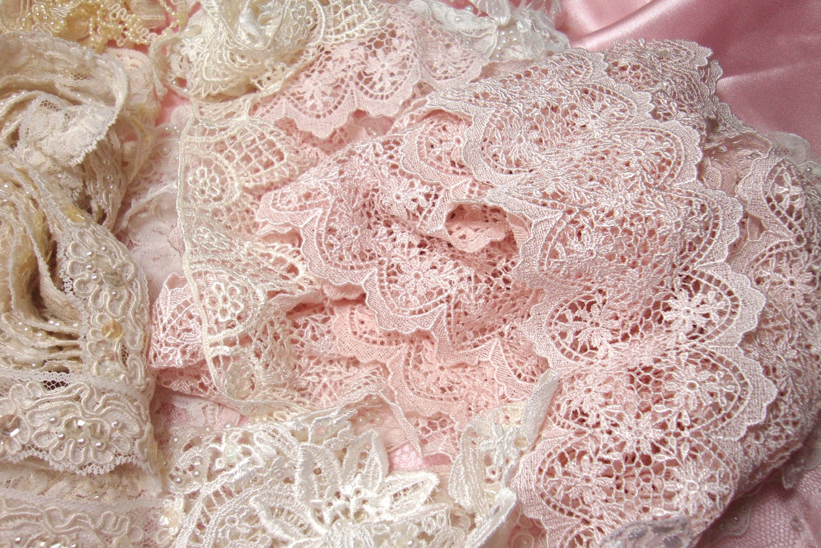 ShabbyChicJCouture Trims, Laces, Trims and more Laces......