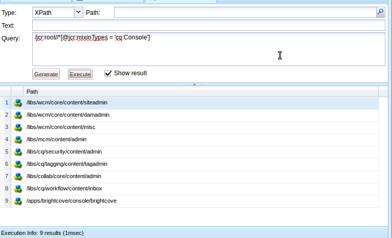 and following up on this if you were to look at any of the nodes you can easily extend your content by including the cqconsole mixin type and have this
