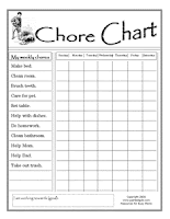 Gratifying image in free printable chore charts Resource image regarding free printable chore charts