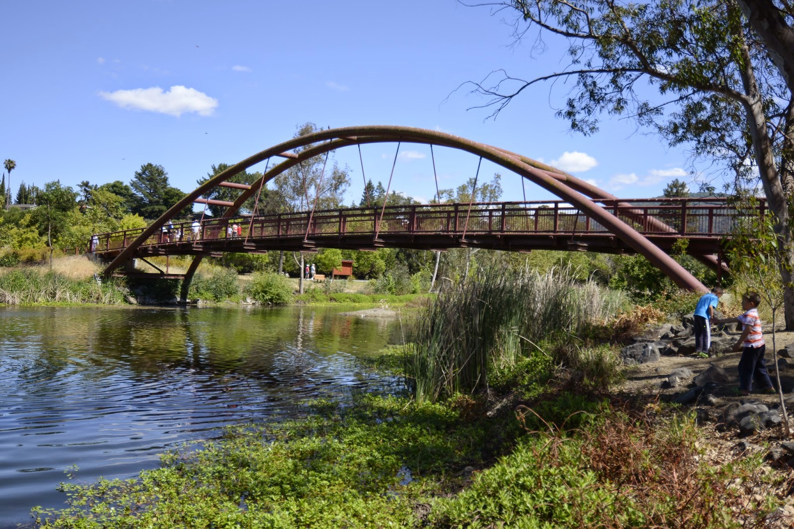 Bridge of the Week: Santa Clara County, California Bridges: Vasona Lake  Bridge across Los Gatos Creek
