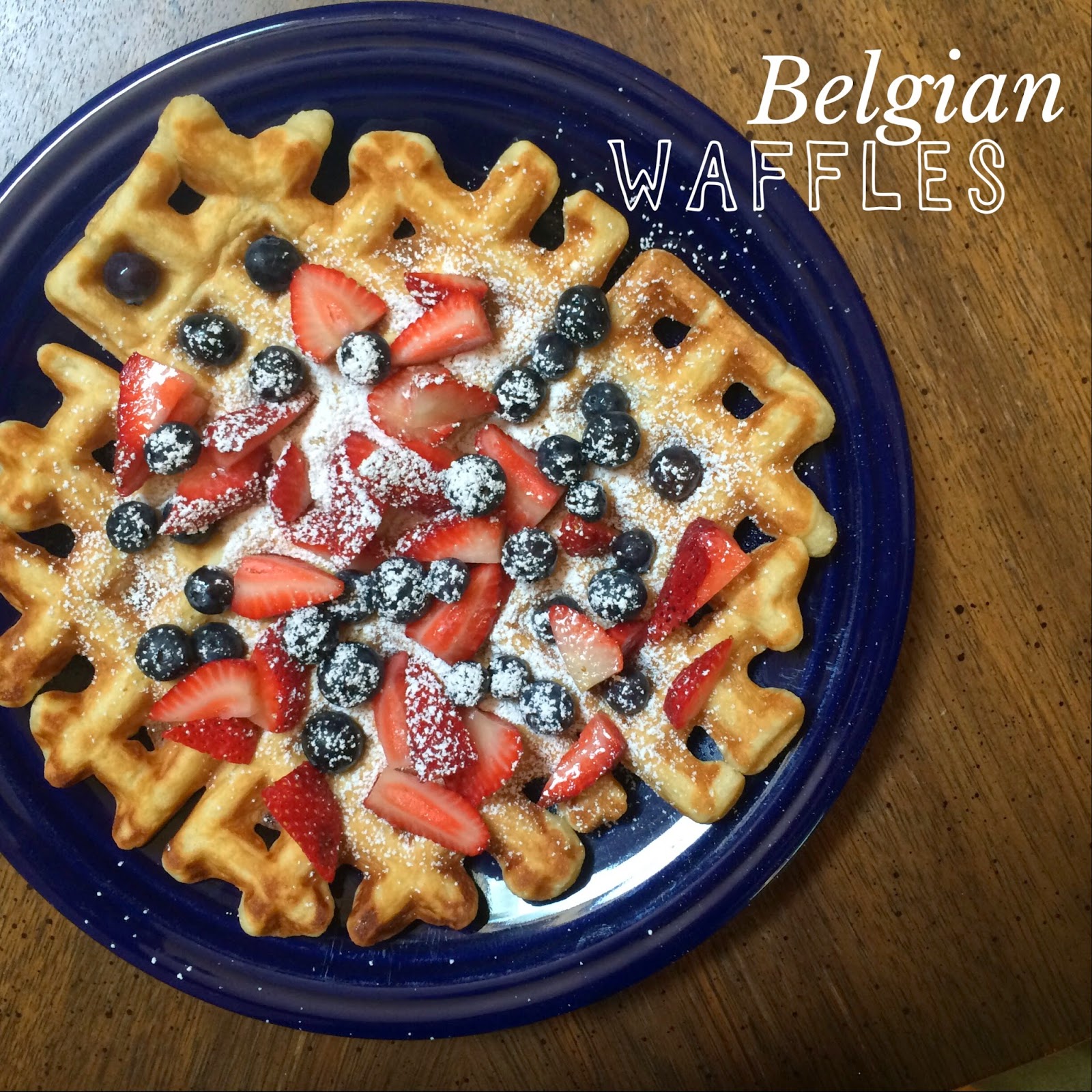 The Baking Yogi Kitchen Adventures; Belgian Waffles with Swedish Pearl
