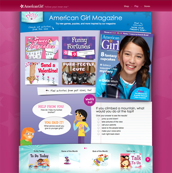 american girl play magazine