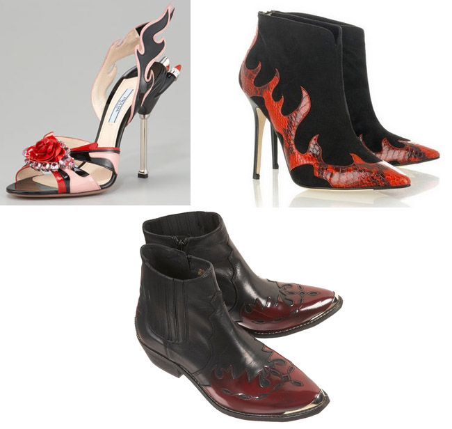 A Matter Of Style DIY Fashion Flame shoes DIY