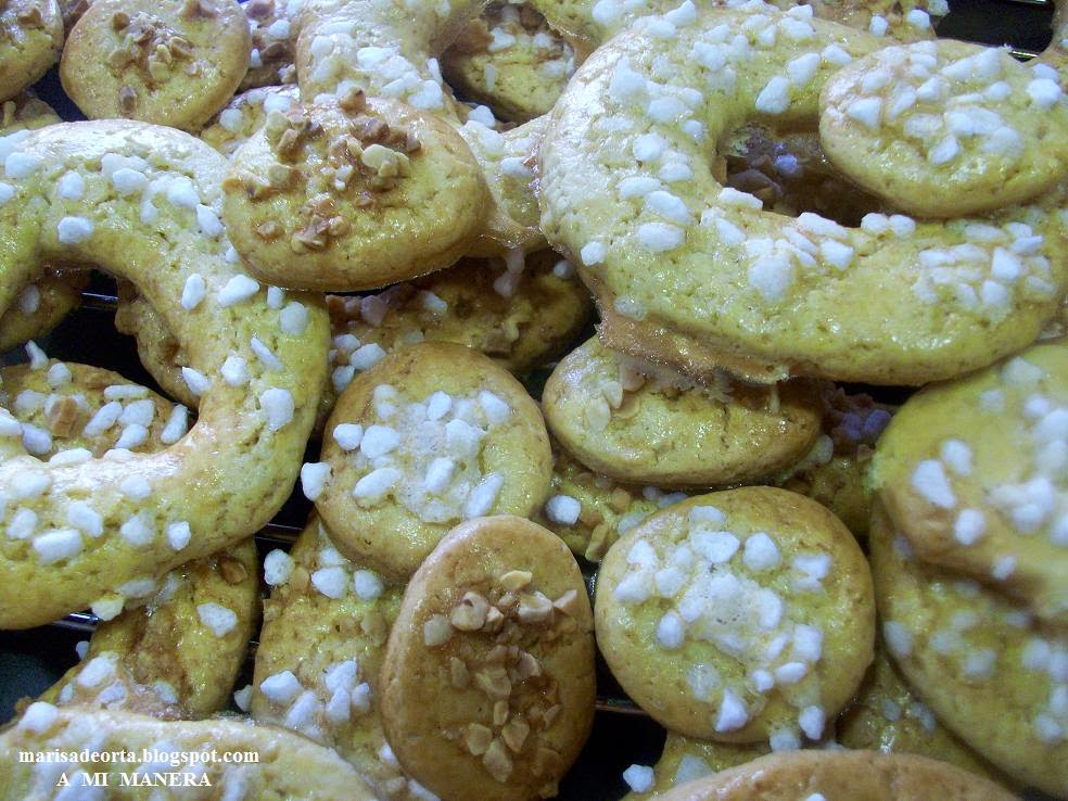 Kerstkransjes (rosquillas Navideñas)
