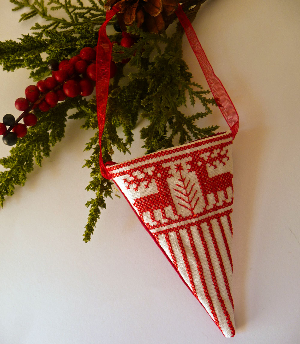 new for 2012 cornicopia embroidered nordic christmas christmas ornaments embroidery designs