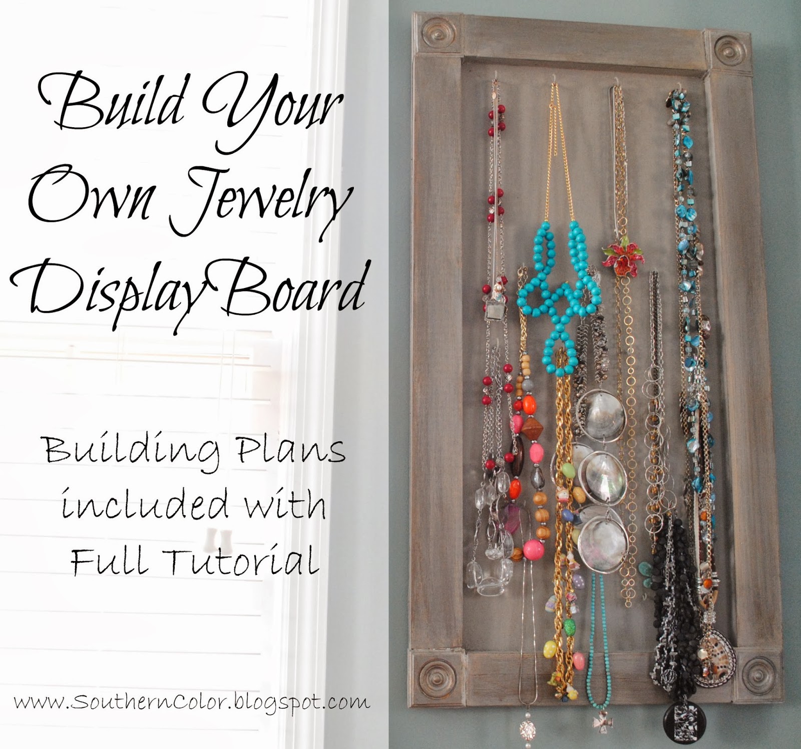 Southern Color Build Your Own Jewelry Display Board