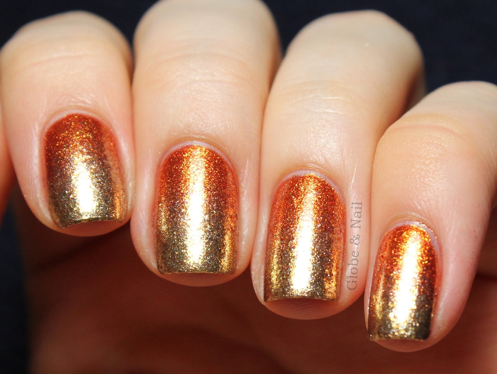 Globe & Nail Foil Gradient with Liquid Palisade