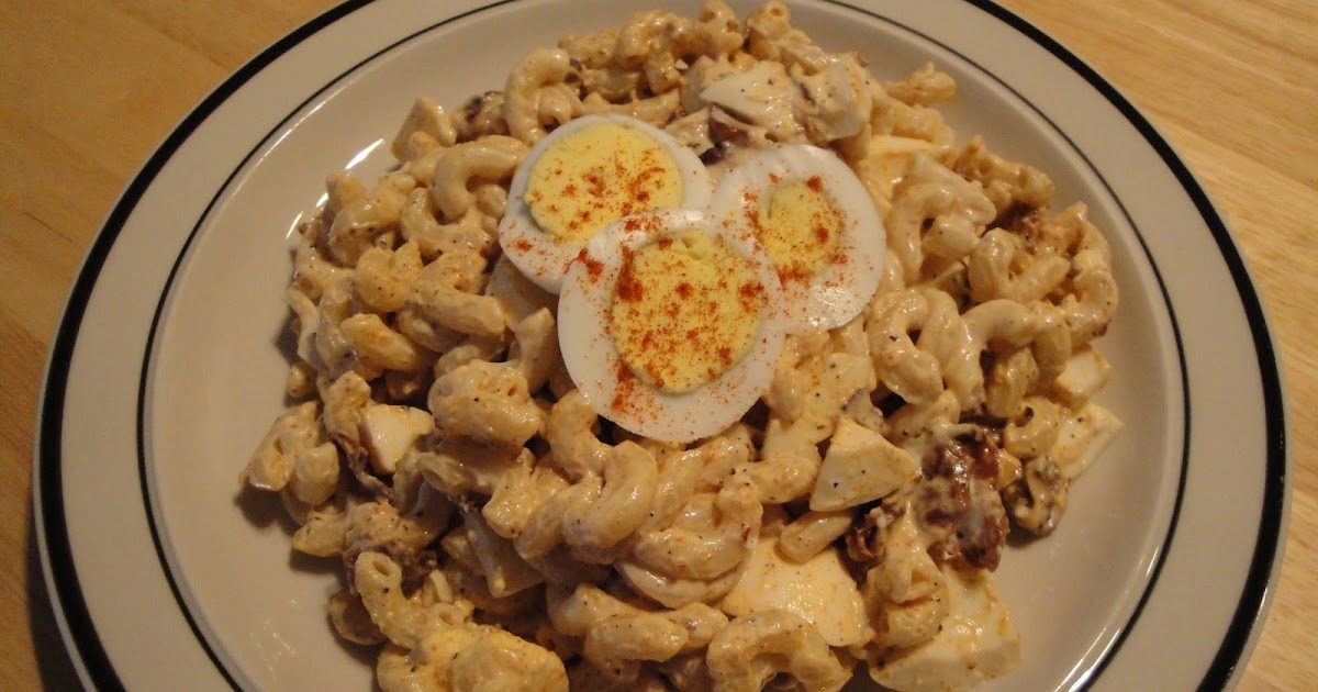 Christine's Pantry Pasta Salad with Bacon and Eggs