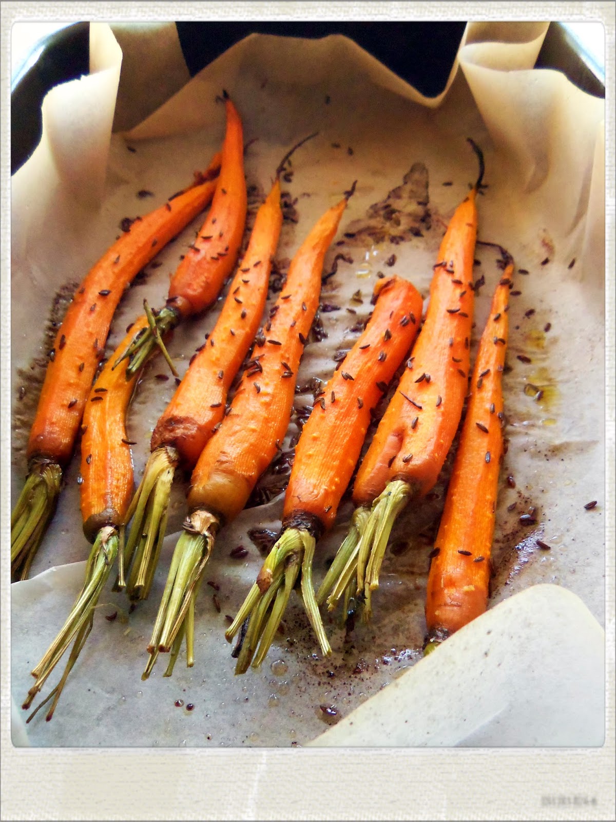 You've Got Meal! Oven Roasted Carrots with Cumin and Orange Juice