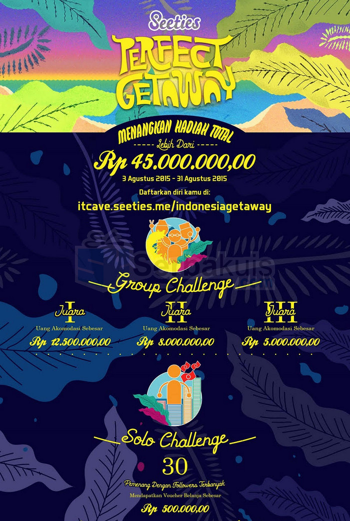 Seeties Perfect Getaway Berhadiah Total + 45 Juta Rupiah Seeties Perfect Getaway Berhadiah Total + 45 Juta Rupiah