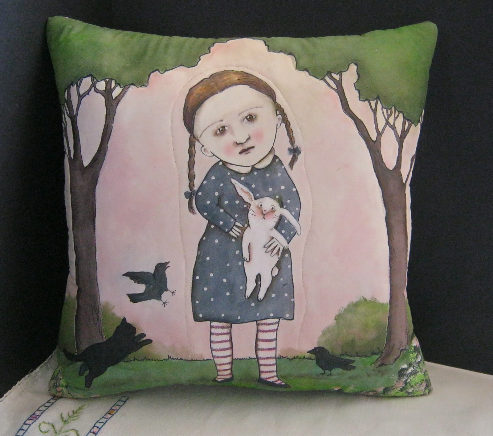 Sandy Mastroni Hand painted Pillows