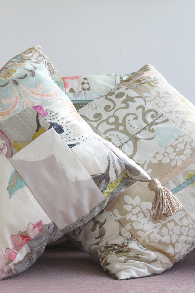 DIY patchwork cushions Lotts and Lots Making the everyday beautiful