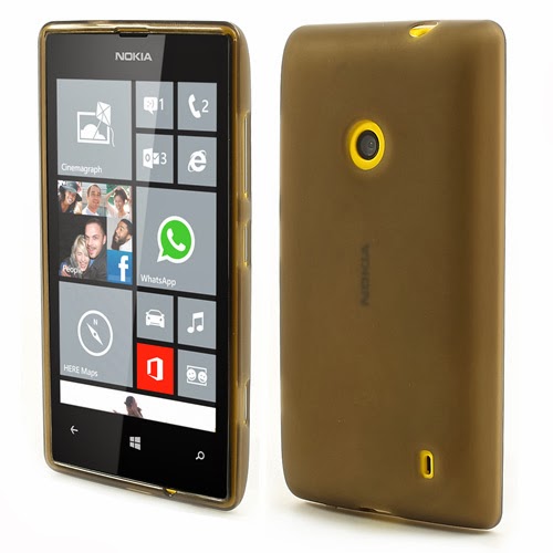 Matte Flexible TPU Jelly Case for Nokia Lumia 520 525 - Grey Transparant Matte Flexible TPU Jelly Case for Nokia Lumia 520 525 - Grey Transparant