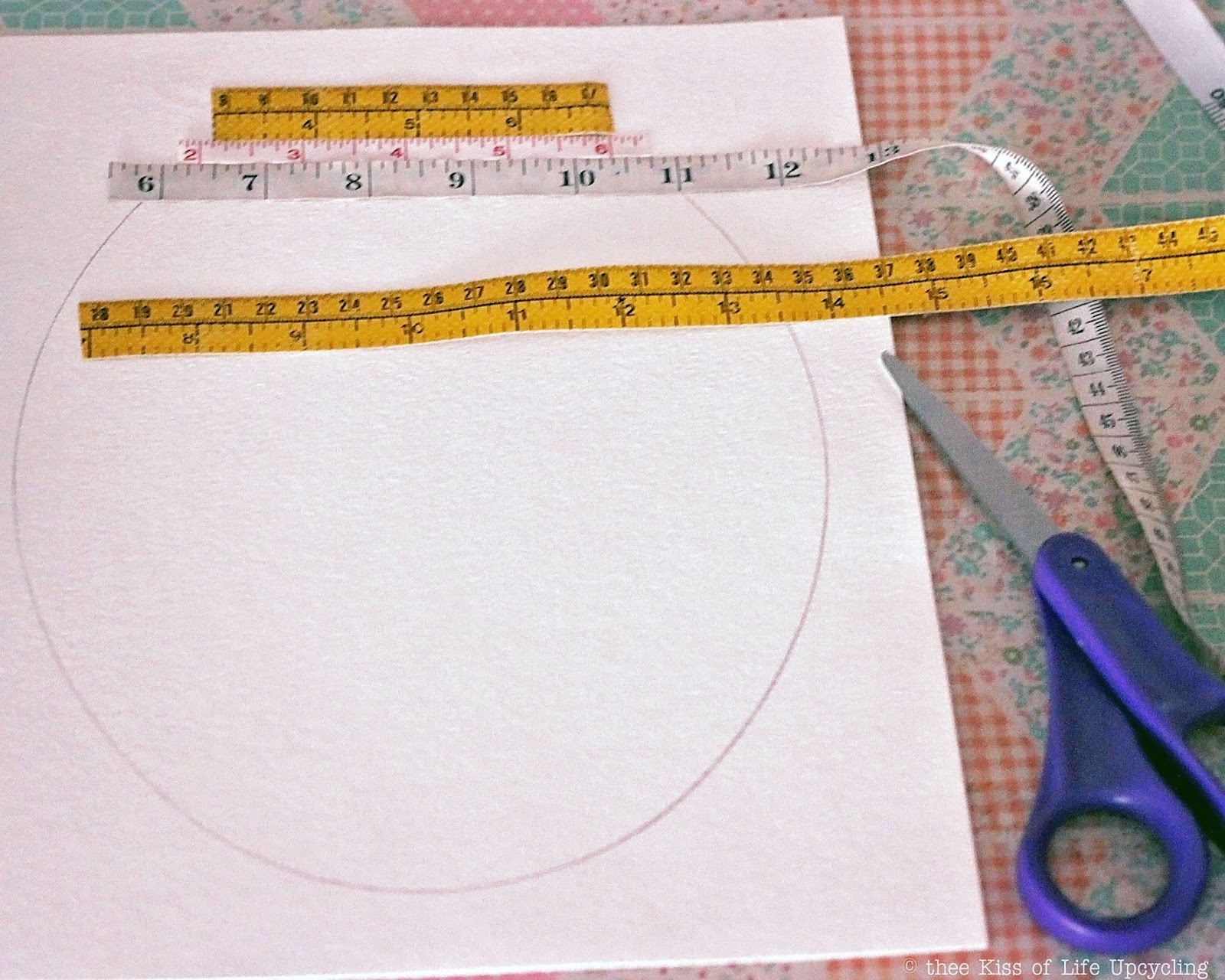 How to make paper measurement tape