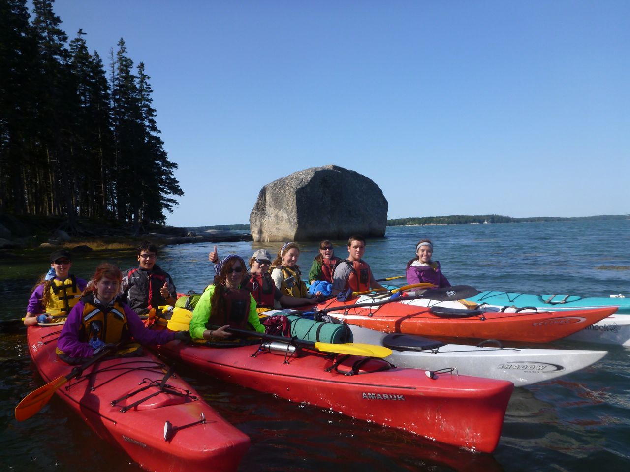 Sea Kayak Stonington Freshmen