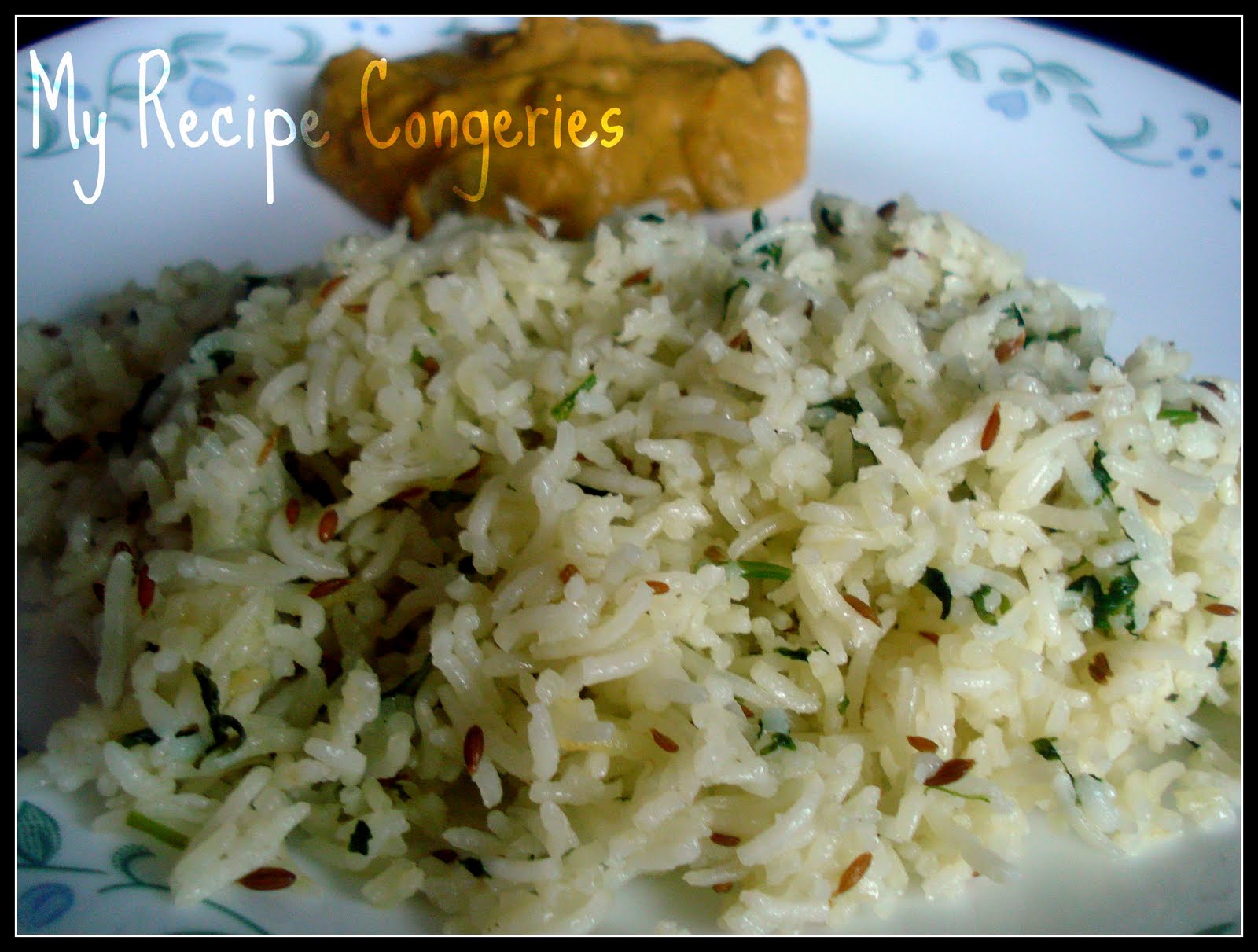My Recipe Congeries Jeera Rice