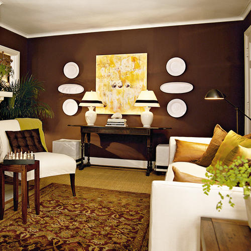 Salas color chocolate | Ideas para decorar, diseñar y mejorar tu casa.