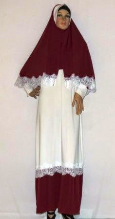 Gamis Syar'i Renda Panjang GKM4674 Gamis Syar'i Renda Panjang GKM4674
