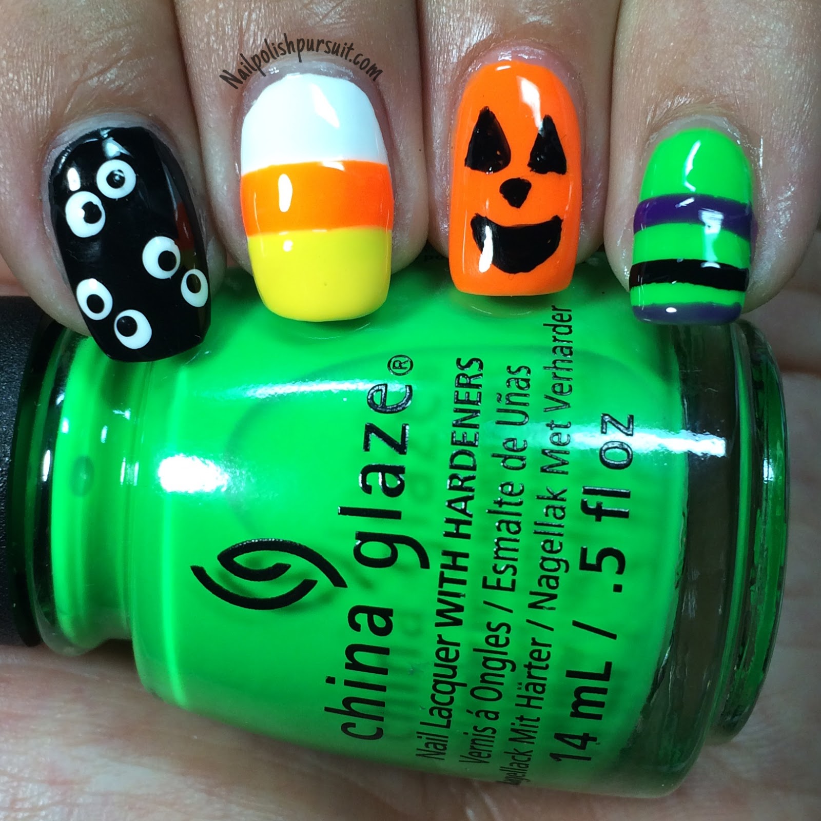 Kelliegonzo Guest Post By Nail Polish Pursuit Halloween Nail Art Video Tutorial
