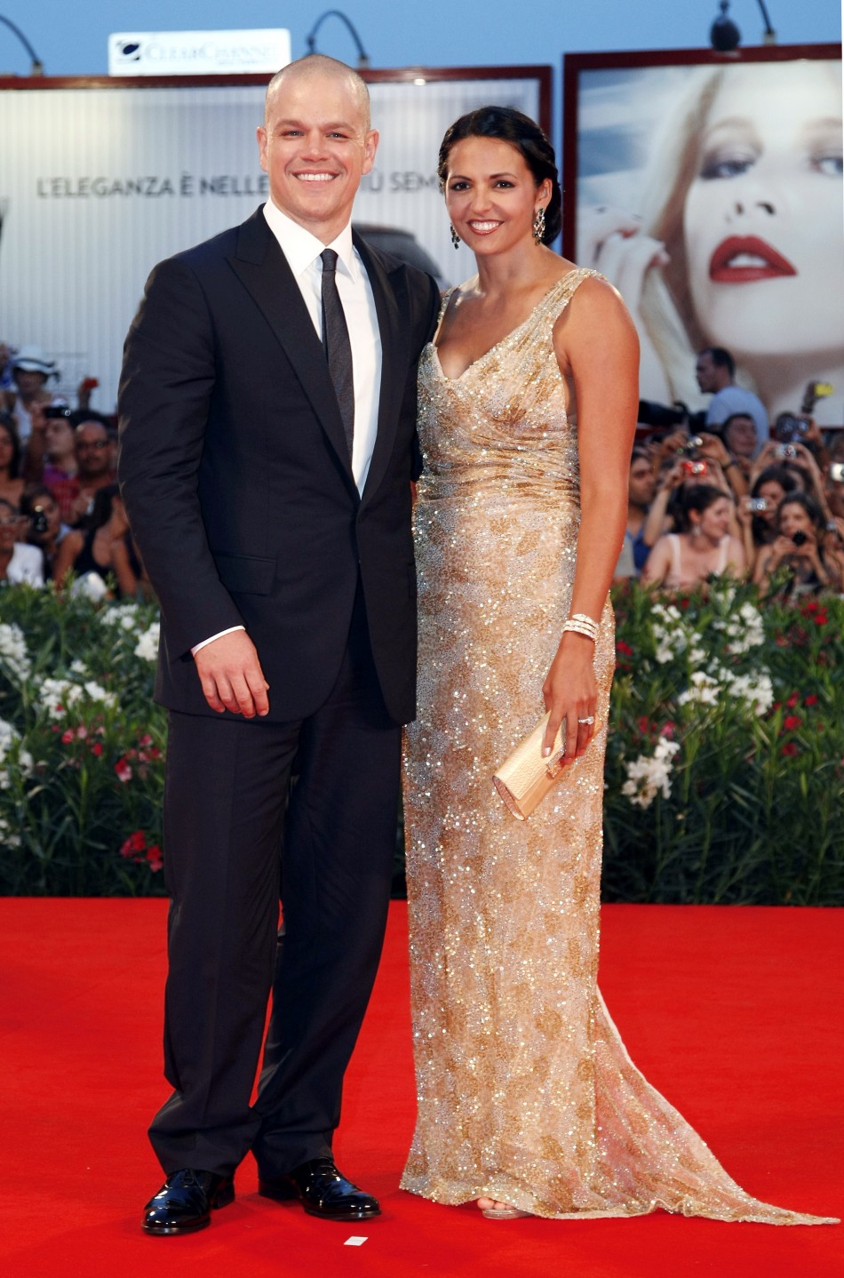 HOLLYWOOD ALL STARS: Matt Damon and his Wife Pictures