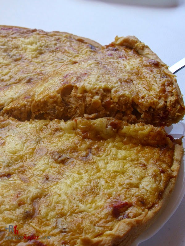 Quiche de atún Receta de cocina casera