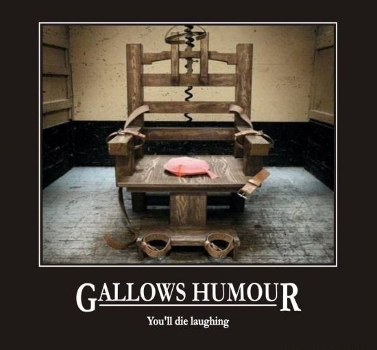 Scattered Joy A Bit of Gallows Humour