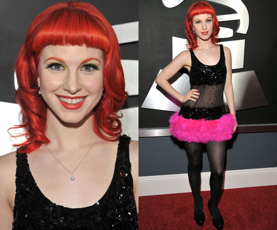Hayley Williams Paramore Makeup 53rd Grammys 2011