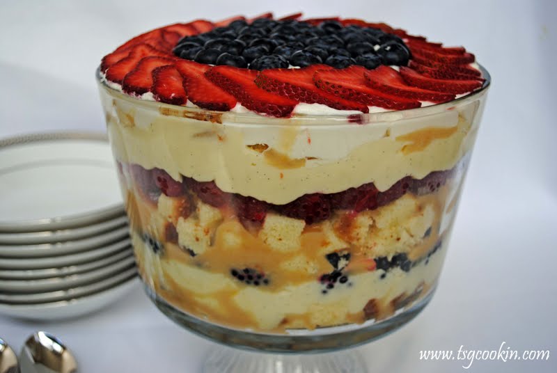 berry trifle with rhubarb and lemon curd berry trifle with rhubarb and lemon curd