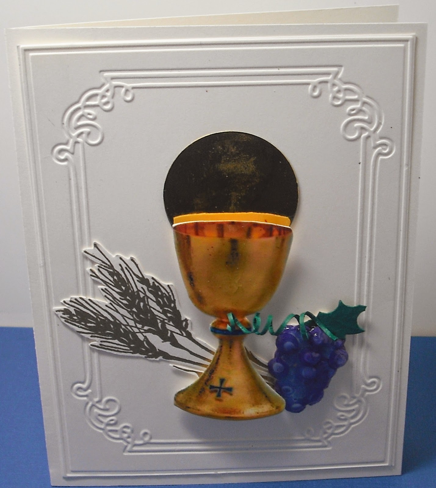 Carole'sCreativeCritters First Holy Communion Card and some rambling