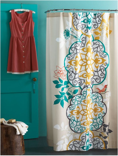 Colorful Shower Curtain Colorful Shower Curtain