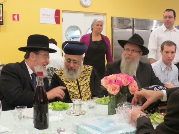Yitzhak Yosef, rabino-chefe sefaradita de Israel, visita o Ten Yad em SP Yitzhak Yosef, rabino-chefe sefaradita de Israel, visita o Ten Yad em SP