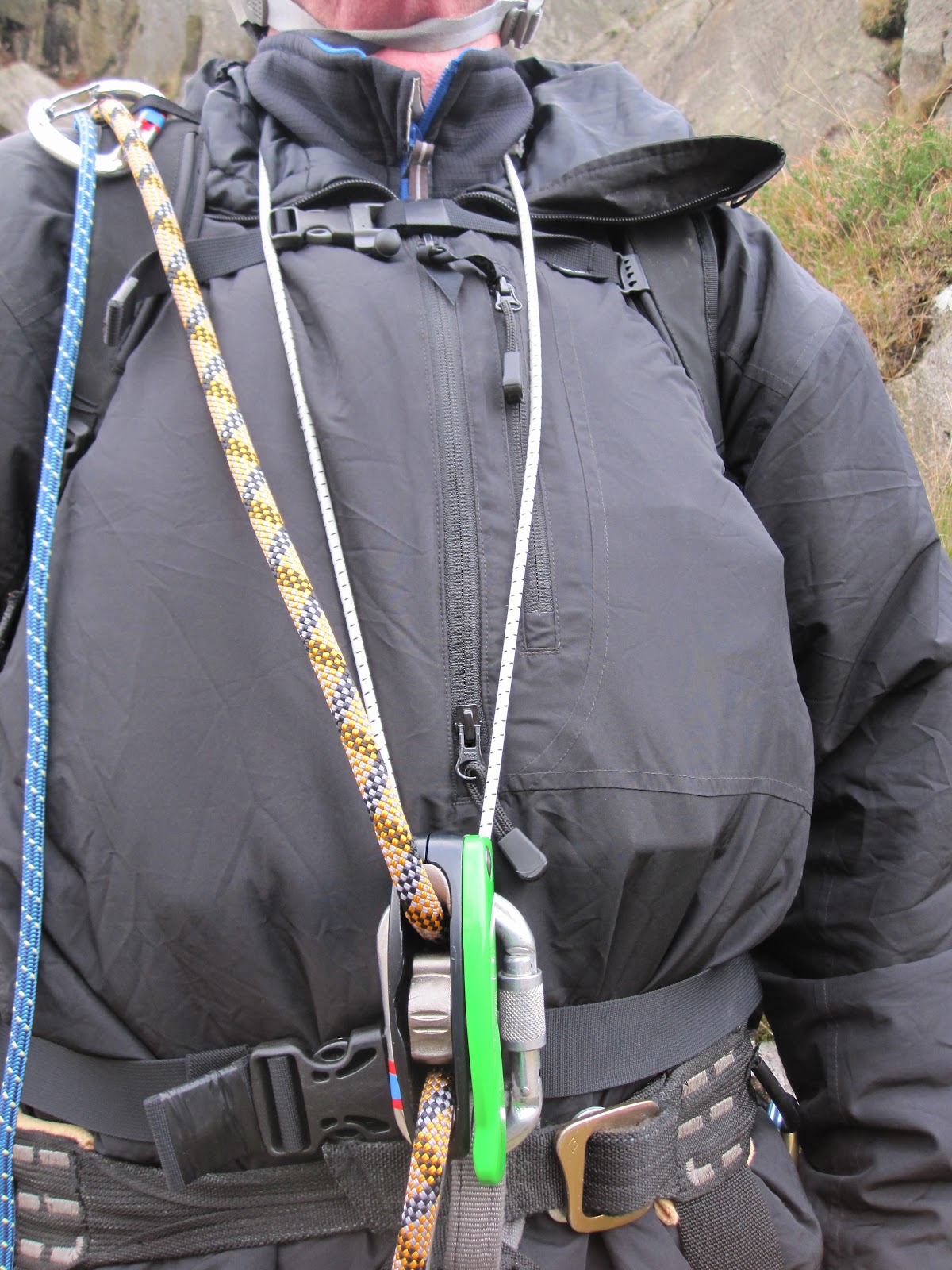 Rob Thornton's Solo Mountaineering Blog. SOLO SELF BELAY WITH REVERSO