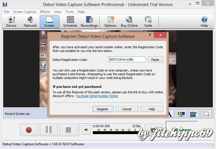 debut video capture software registration code crack