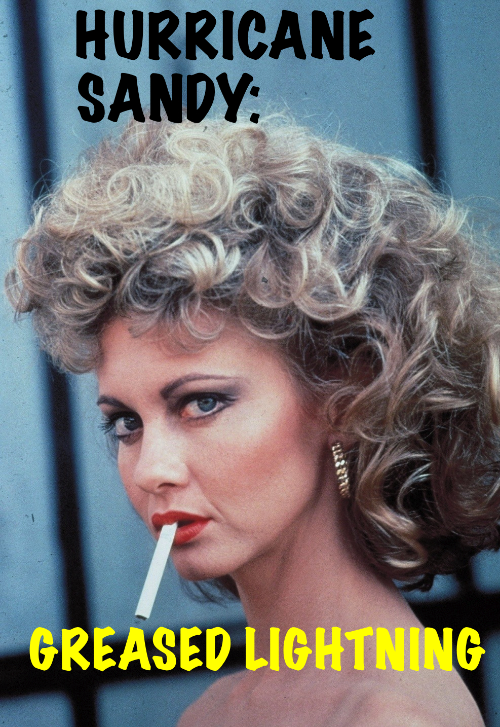 The Comedy News HURRICANE SANDY Greased Lightning