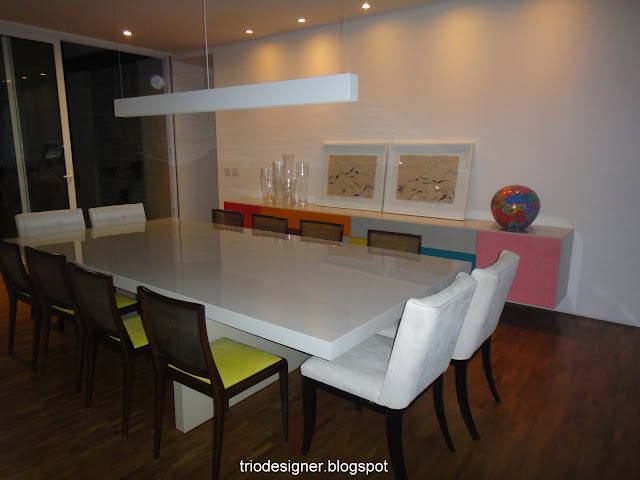 Sala De Jantar Com Buffet Colorido ~ essa sala de jantar com essa mesa em laca branca Sala De Jantar Com Buffet Colorido ~ essa sala de jantar com essa mesa em laca branca